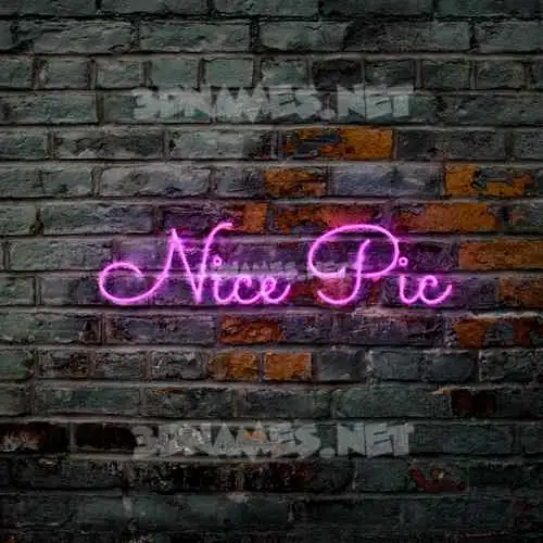 nice pic in Pink Neon style - 3D name wallpaper nice pic in Pink Neon style - 3D name wallpaper
