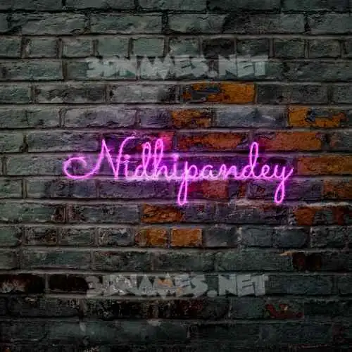 nidhipandey in Pink Neon style - 3D name wallpaper nidhipandey in Pink Neon style - 3D name wallpaper