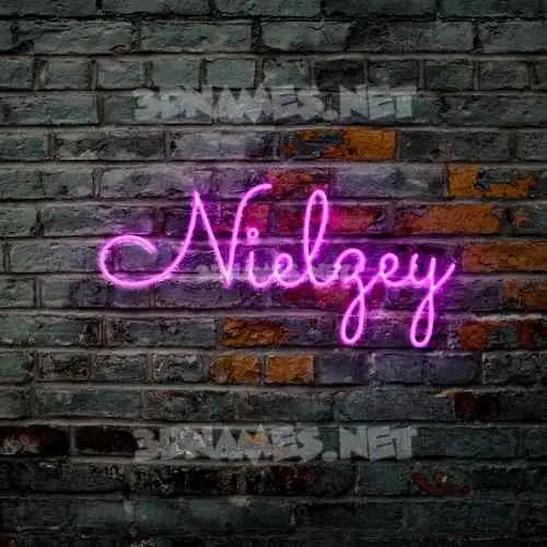 nielzey in Pink Neon style - 3D name wallpaper nielzey in Pink Neon style - 3D name wallpaper