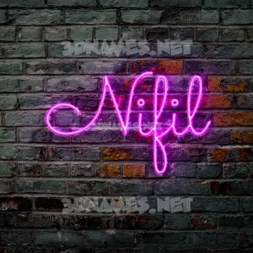 nifil in Pink Neon style - 3D name wallpaper nifil in Pink Neon style - 3D name wallpaper