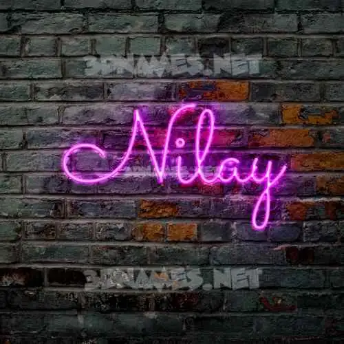 nilay in Pink Neon style - 3D name wallpaper nilay in Pink Neon style - 3D name wallpaper
