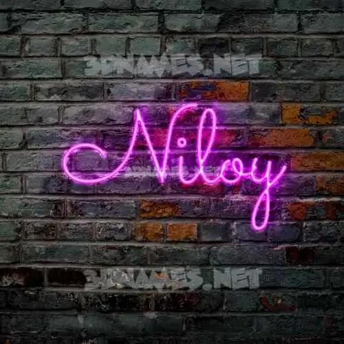 niloy in Pink Neon style - 3D name wallpaper niloy in Pink Neon style - 3D name wallpaper