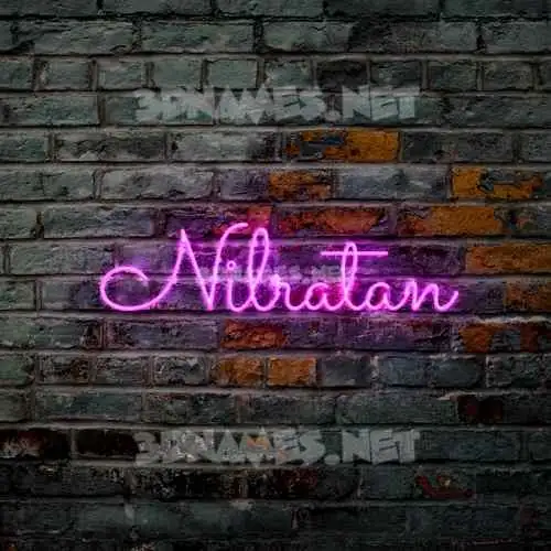 nilratan in Pink Neon style - 3D name wallpaper nilratan in Pink Neon style - 3D name wallpaper