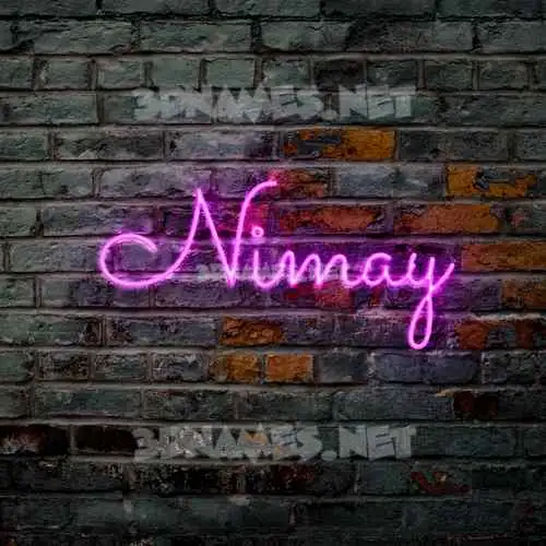 nimay in Pink Neon style - 3D name wallpaper nimay in Pink Neon style - 3D name wallpaper
