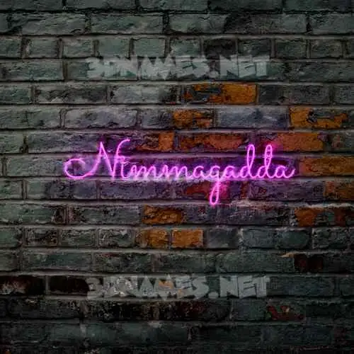 nimmagadda in Pink Neon style - 3D name wallpaper nimmagadda in Pink Neon style - 3D name wallpaper