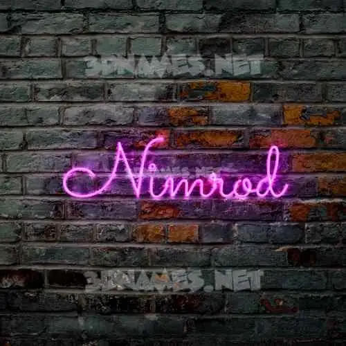 nimrod in Pink Neon style - 3D name wallpaper nimrod in Pink Neon style - 3D name wallpaper