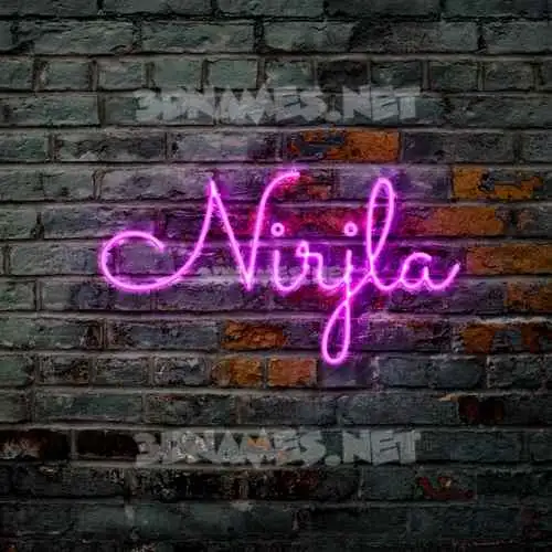nirjla in Pink Neon style - 3D name wallpaper nirjla in Pink Neon style - 3D name wallpaper