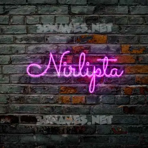 nirlipta in Pink Neon style - 3D name wallpaper nirlipta in Pink Neon style - 3D name wallpaper
