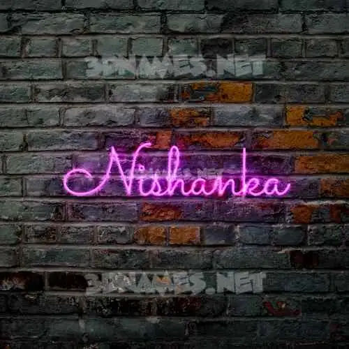 nishanka in Pink Neon style - 3D name wallpaper nishanka in Pink Neon style - 3D name wallpaper