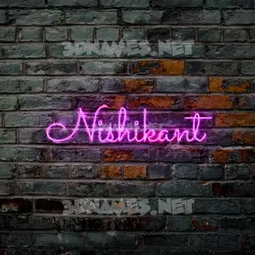 nishikant in Pink Neon style - 3D name wallpaper nishikant in Pink Neon style - 3D name wallpaper