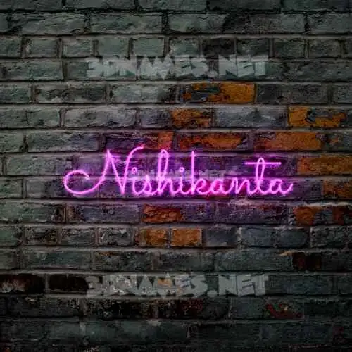 nishikanta in Pink Neon style - 3D name wallpaper nishikanta in Pink Neon style - 3D name wallpaper