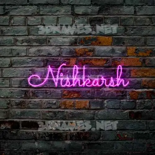 nishkarsh in Pink Neon style - 3D name wallpaper nishkarsh in Pink Neon style - 3D name wallpaper