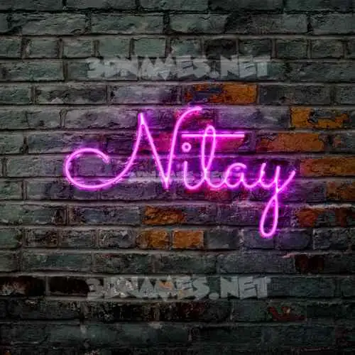 nitay in Pink Neon style - 3D name wallpaper nitay in Pink Neon style - 3D name wallpaper