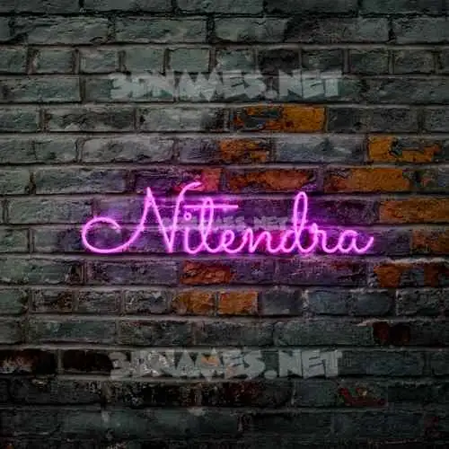 nitendra in Pink Neon style - 3D name wallpaper nitendra in Pink Neon style - 3D name wallpaper