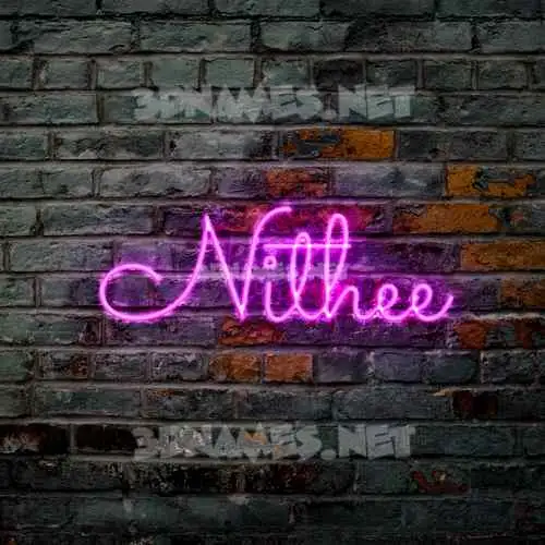 nithee in Pink Neon style - 3D name wallpaper nithee in Pink Neon style - 3D name wallpaper