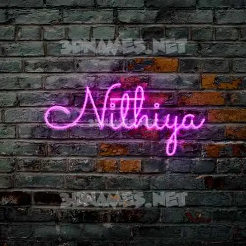 nithiya in Pink Neon style - 3D name wallpaper nithiya in Pink Neon style - 3D name wallpaper