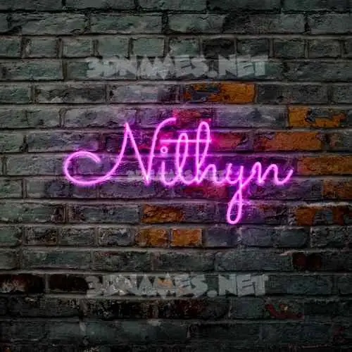 nithyn in Pink Neon style - 3D name wallpaper nithyn in Pink Neon style - 3D name wallpaper