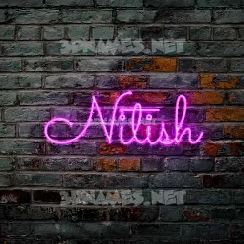 nitish in Pink Neon style - 3D name wallpaper nitish in Pink Neon style - 3D name wallpaper