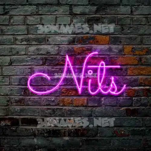 nits in Pink Neon style - 3D name wallpaper nits in Pink Neon style - 3D name wallpaper
