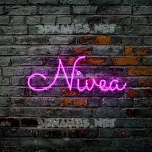 nivea in Pink Neon style - 3D name wallpaper nivea in Pink Neon style - 3D name wallpaper
