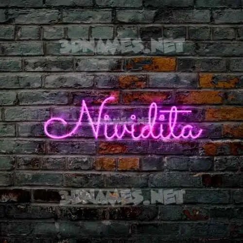 nividita in Pink Neon style - 3D name wallpaper nividita in Pink Neon style - 3D name wallpaper