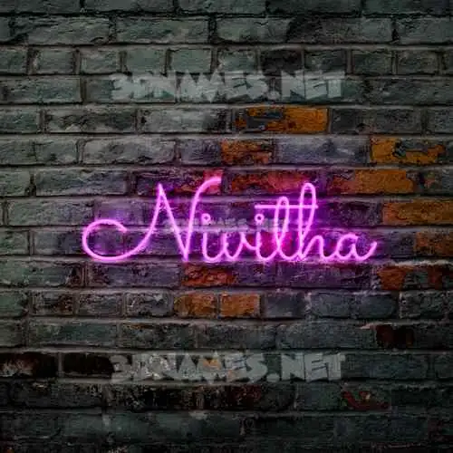 nivitha in Pink Neon style - 3D name wallpaper nivitha in Pink Neon style - 3D name wallpaper