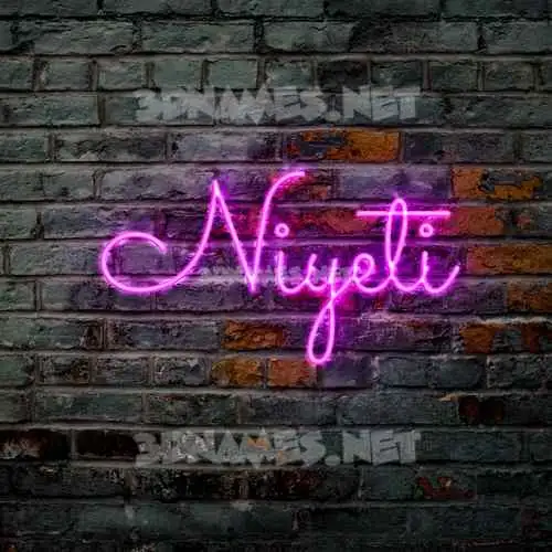 niyeti in Pink Neon style - 3D name wallpaper niyeti in Pink Neon style - 3D name wallpaper