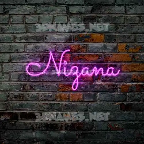 nizana in Pink Neon style - 3D name wallpaper nizana in Pink Neon style - 3D name wallpaper