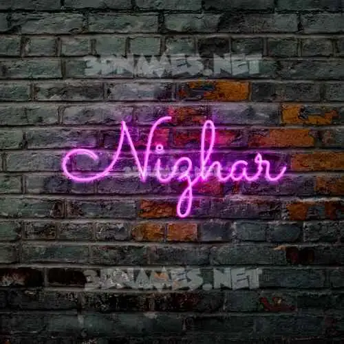 nizhar in Pink Neon style - 3D name wallpaper nizhar in Pink Neon style - 3D name wallpaper