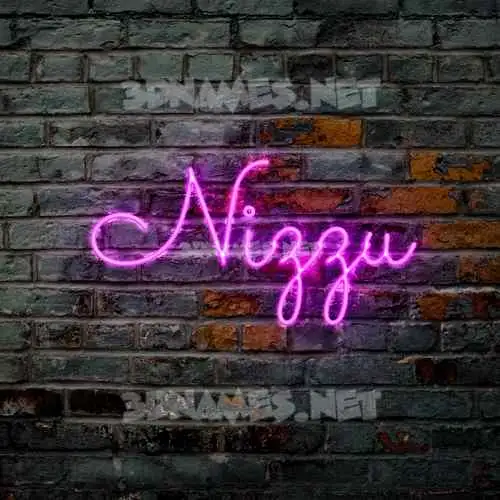 nizzu in Pink Neon style - 3D name wallpaper nizzu in Pink Neon style - 3D name wallpaper