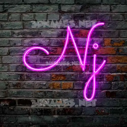 nj in Pink Neon style - 3D name wallpaper nj in Pink Neon style - 3D name wallpaper