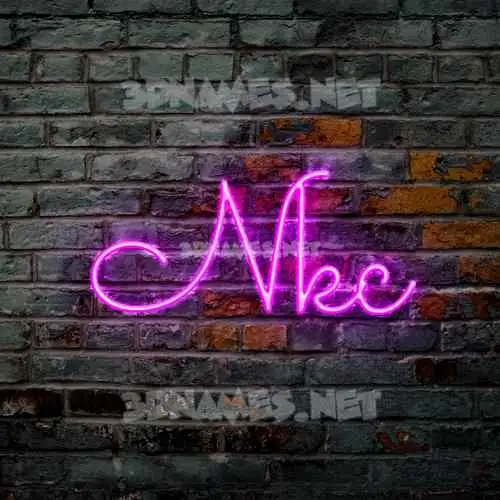 nkc in Pink Neon style - 3D name wallpaper nkc in Pink Neon style - 3D name wallpaper