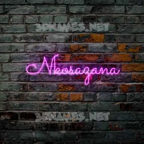 nkosazana in Pink Neon style - 3D name wallpaper nkosazana in Pink Neon style - 3D name wallpaper