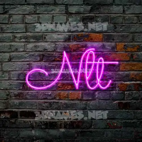 nlt in Pink Neon style - 3D name wallpaper nlt in Pink Neon style - 3D name wallpaper