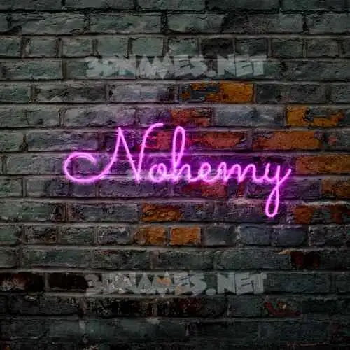 nohemy in Pink Neon style - 3D name wallpaper nohemy in Pink Neon style - 3D name wallpaper