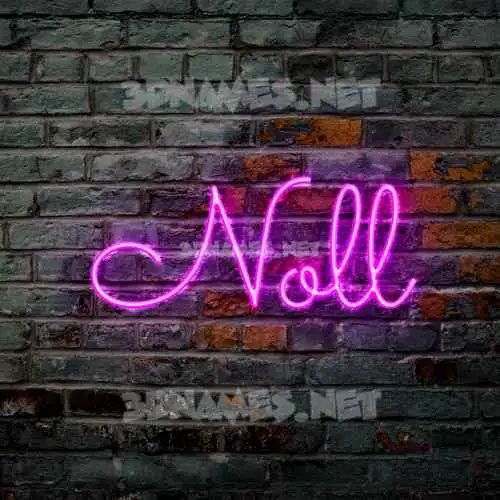 noll in Pink Neon style - 3D name wallpaper noll in Pink Neon style - 3D name wallpaper