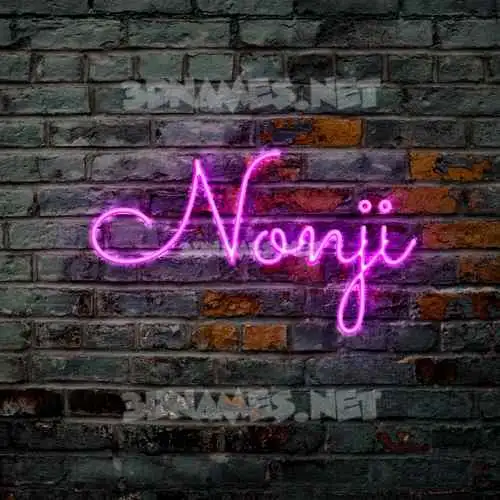 nonji in Pink Neon style - 3D name wallpaper nonji in Pink Neon style - 3D name wallpaper