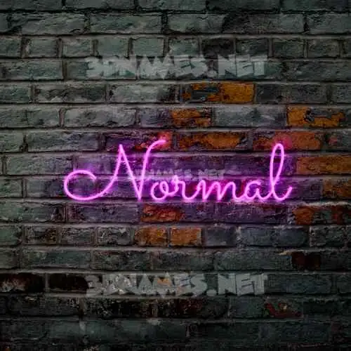 normal in Pink Neon style - 3D name wallpaper normal in Pink Neon style - 3D name wallpaper
