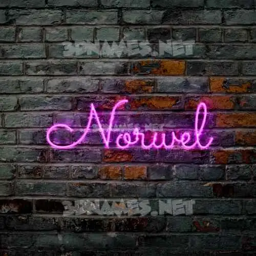 norwel in Pink Neon style - 3D name wallpaper norwel in Pink Neon style - 3D name wallpaper