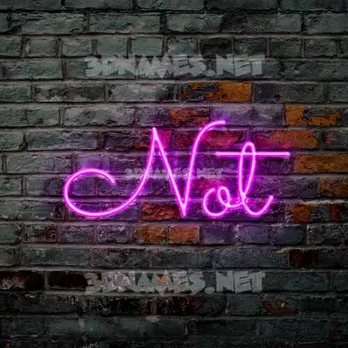 not in Pink Neon style - 3D name wallpaper not in Pink Neon style - 3D name wallpaper