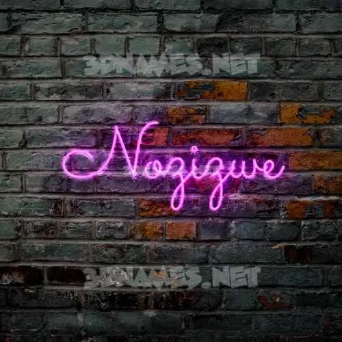 nozizwe in Pink Neon style - 3D name wallpaper nozizwe in Pink Neon style - 3D name wallpaper