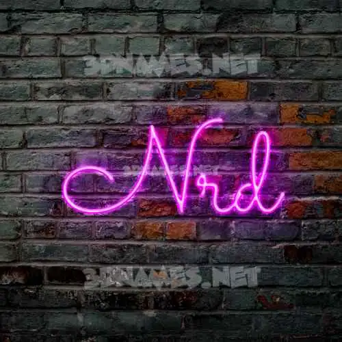 nrd in Pink Neon style - 3D name wallpaper nrd in Pink Neon style - 3D name wallpaper