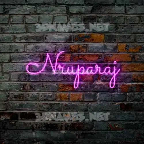 nruparaj in Pink Neon style - 3D name wallpaper nruparaj in Pink Neon style - 3D name wallpaper