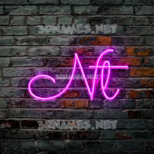 nt in Pink Neon style - 3D name wallpaper nt in Pink Neon style - 3D name wallpaper