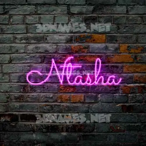 ntasha in Pink Neon style - 3D name wallpaper ntasha in Pink Neon style - 3D name wallpaper