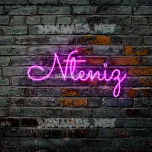 nteniz in Pink Neon style - 3D name wallpaper nteniz in Pink Neon style - 3D name wallpaper