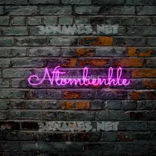 ntombenhle in Pink Neon style - 3D name wallpaper ntombenhle in Pink Neon style - 3D name wallpaper