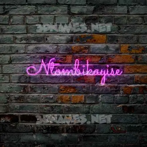 ntombikayise in Pink Neon style - 3D name wallpaper ntombikayise in Pink Neon style - 3D name wallpaper