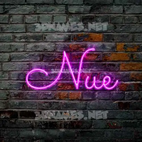 nue in Pink Neon style - 3D name wallpaper nue in Pink Neon style - 3D name wallpaper