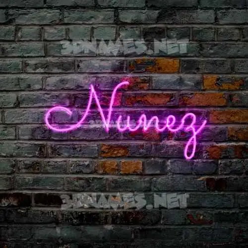 nunez in Pink Neon style - 3D name wallpaper nunez in Pink Neon style - 3D name wallpaper